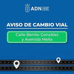 ADN anuncia cambios en la Avenida Mella y la calle Benito González