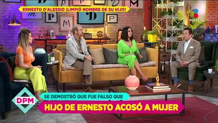 Esposa de Ernesto D'Alessio lo motivó a regresar a los escenarios