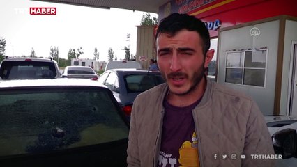 3 ilde sağanak ve dolu etkili: Camlar kırıldı, üzüm bağları zarar gördü