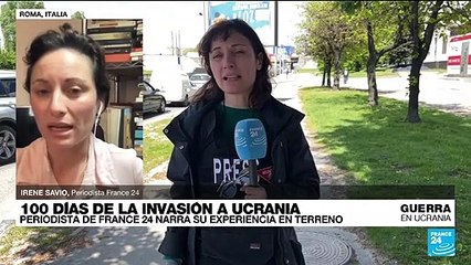 Nuestra enviada especial Irene Savio cuenta cómo ha sido cubrir la guerra en Ucrania
