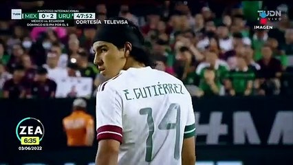 Edinson Cavani: "México jugó bien pero no concreto"