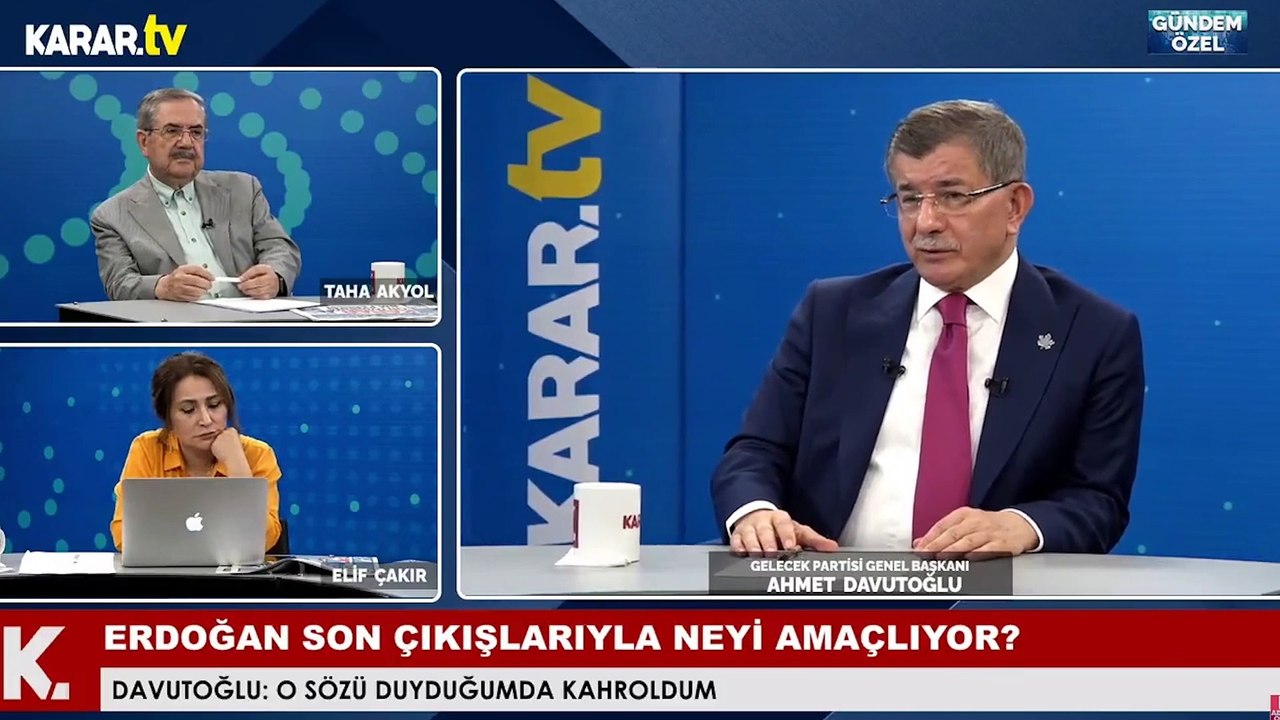 Davutoğlu: "Cumhurbaşkanı'na söyleyin, Allah aşkına yapmayın" dedim
