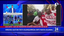 ¡Banderazo peruano! hinchas preparan sorpresas previo al amistoso con Nueva Zelanda