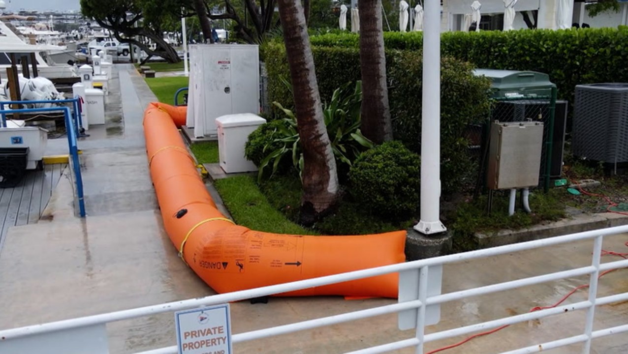 Businesses test emergency dams in South Florida