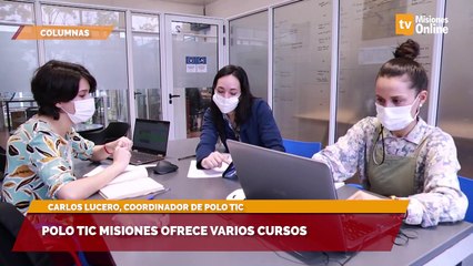 Polo TIC Misiones ofrece varios cursos