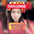 Red Foods Only 24 Hours Challenge
