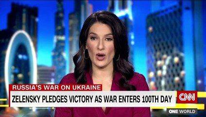 Hear Zelensky’s message on 100th day of war in Ukraine