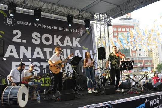 2. Uluslararası Bursa Sokak Sanatçıları Festivali başladı