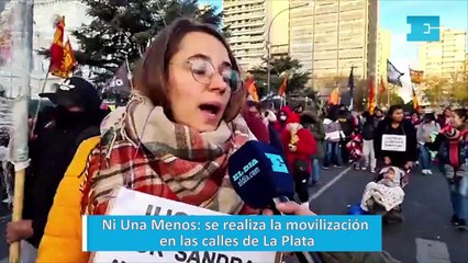 Ni Una Menos: nutrida movilización en las calles de La Plata