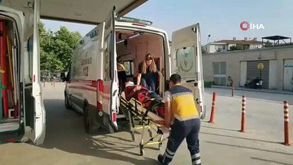 Otomobil ile çarpışan motosiklet sürücüsü yaralandı