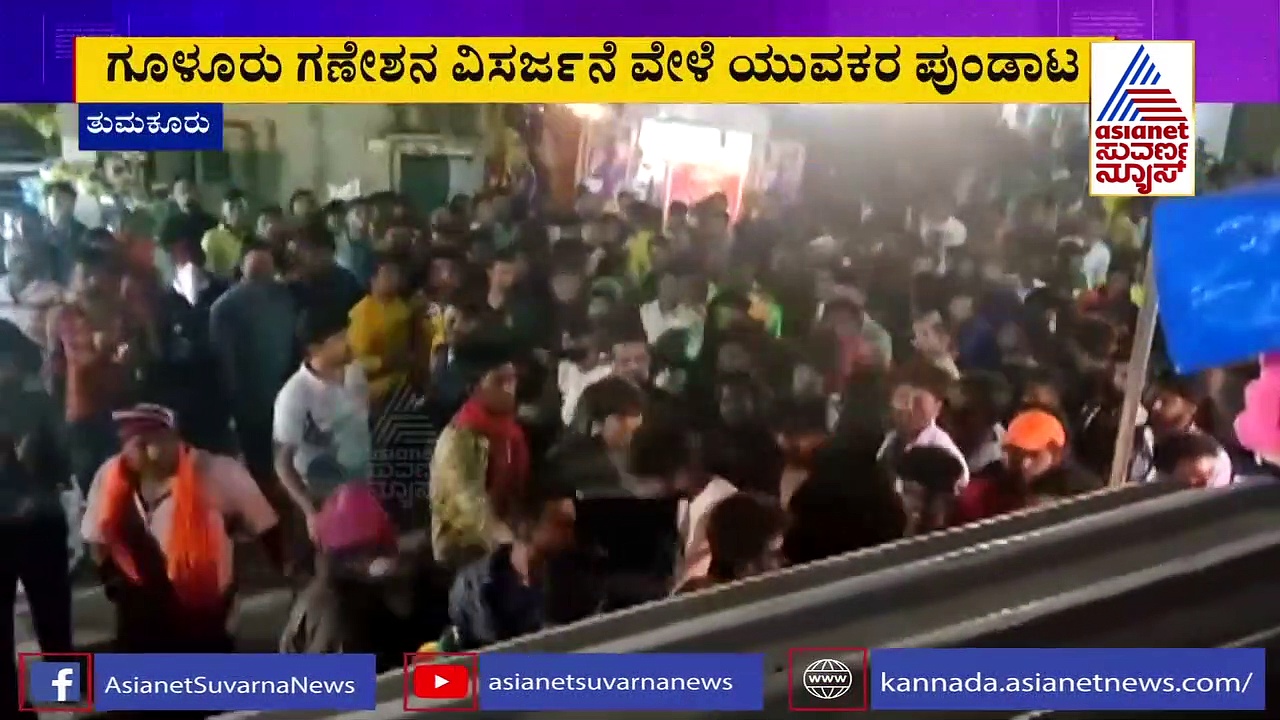 ಗೂಳೂರು ಗಣೇಶನ ವಿಸರ್ಜನೆ ವೇಳೆ ಯುವಕರ ಹೊಡೆದಾಟ