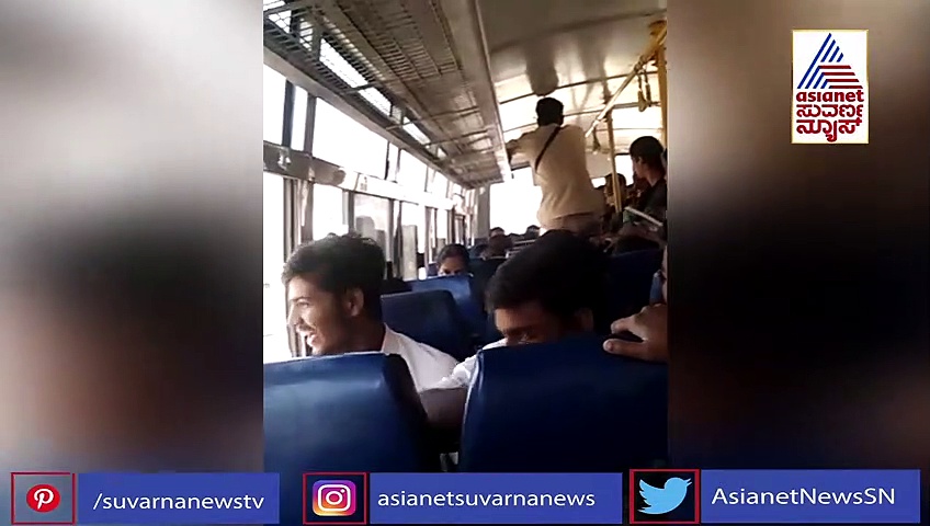 ಬಳ್ಳಾರಿ; ಸೀಟಿಂದ ಸೀಟಿಗೆ ಜಂಪ್ ಮಾಡುತ್ತ ಟಿಕೆಟ್ ಕೊಟ್ಟ ಕಂಡಕ್ಟರ್; ವಿಡಿಯೋ