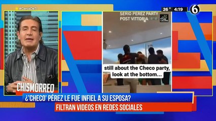 Destapan supuesta infidelidad de Checo Pérez