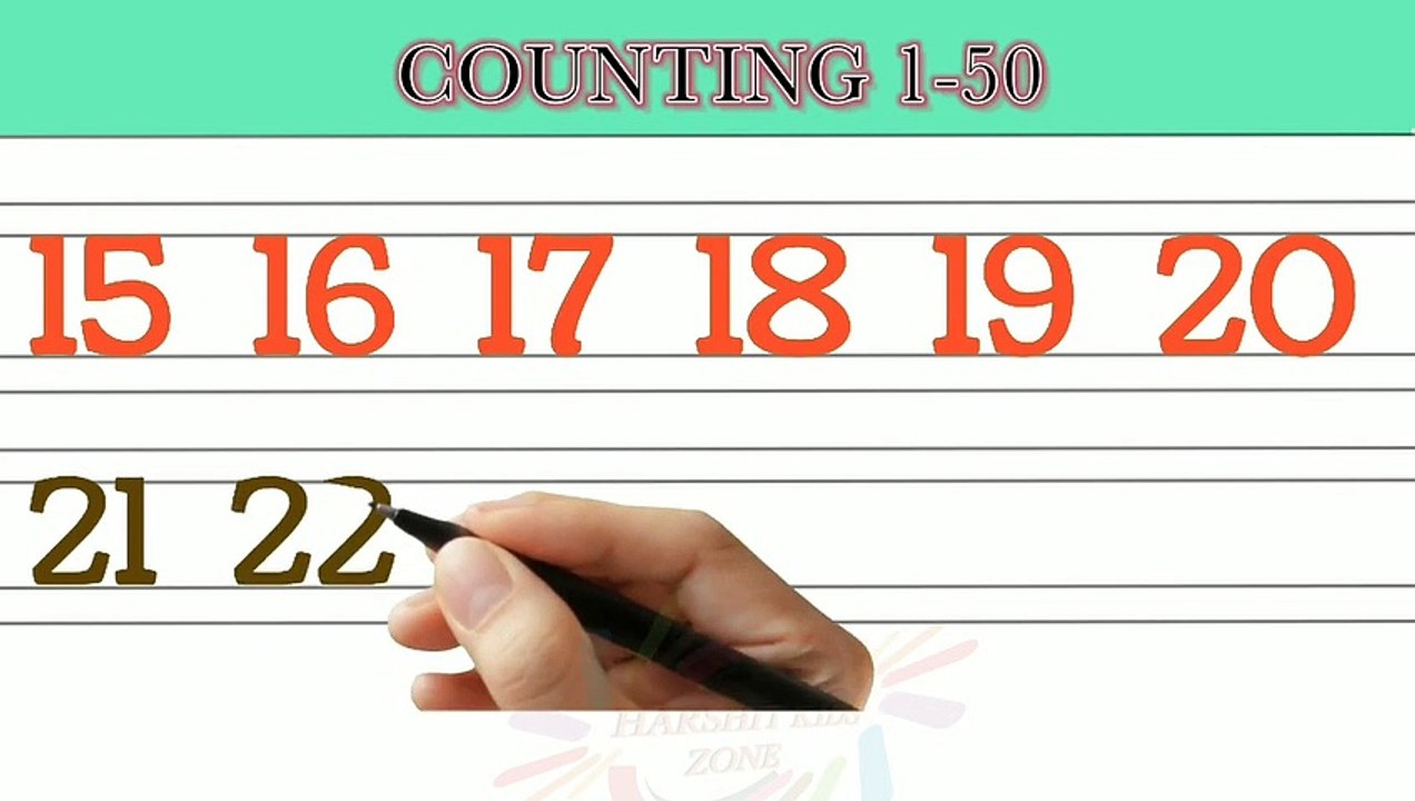 Counting 1 to 50 _ learn one to fifty _ number Up to fifty _ one one eleven