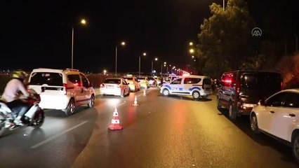Refüje çarpan motosikletin sürücüsü öldü