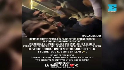 L-Gante despidió a su amigo El Noba con un emotivo video