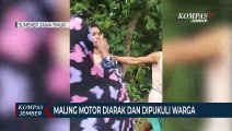 Maling Motor di Sumenep Diarak dan Dipukuli Warga
