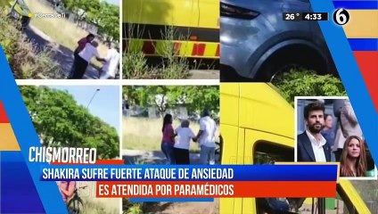 Shakira sufre un fuerte ataque de ansiedad, es atendida por paramédicos