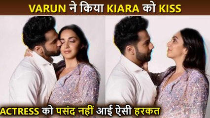 SUPERHOT! Kiara Advani Gets An Unexpected Kiss From Varun Dhawan 