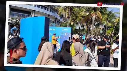 Jelang Balap Formula E, Penonton Mulai Memasuki Gate Pantai Bende Ancol Jakarta