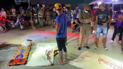 2 หนุ่มควบ จยย.ชนอัดกับรถยนต์  Isuzu Mu-x ดับสยองคาที่ 2 ศพ