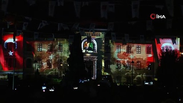 200 drone ile nefes kesen gösteri!