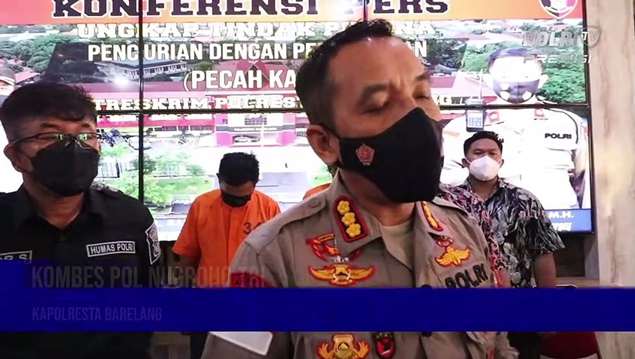 Kapolresta Barelang Gelar Konferensi Pers Ungkap Pelaku Pencurian Spesialis Pecah Kaca Dengan Menggunakan Busi