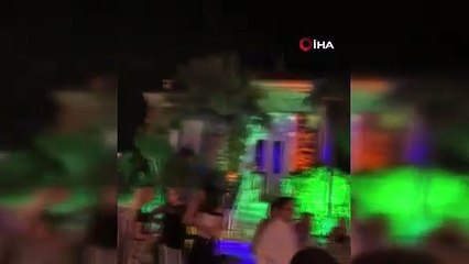 Yıkım ekibi ve polis geldi, düğün yarıda kaldı