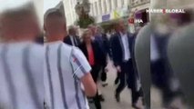Fransa'da aşırı sağcı Le Pen'e yumurtalı saldırı! O anlar kamerada