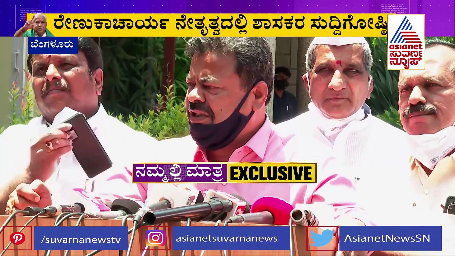 ಸಚಿವ ಈಶ್ವರಪ್ಪ ವಿರುದ್ಧ ನಿಂತ 7 ಶಾಸಕರು