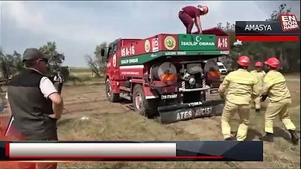 Yarış yapan ‘alev avcıları’ yeşil vatan görevine hazır
