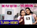 One Play Button but Two Unboxing Silver Button Unboxing _ Raksha Vibes