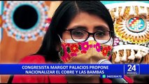 Margot Palacios presenta PL para nacionalizar el cobre y crear la empresa estatal Las Bambas