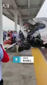 Chine : Le conducteur d'un train à grande vitesse a été tué et plusieurs passagers blessés dans un déraillement ce matin dans la province de Guizhou