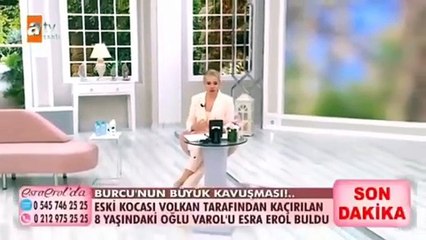 Esra Erol 8 yaşındaki Varol'u buldu! Annesi çiçekle teşekkür etti