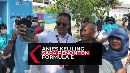 Anies Keliling Sapa Penonton Formula E, Bagi Yang Tidak Punya Tiket Nonton Melalui TV