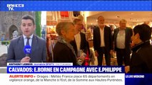 Législatives: Élisabeth Borne en campagne dans le Calvados aux côtés d'Édouard Philippe