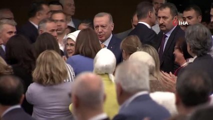 Cumhurbaşkanı Erdoğan, "Düzensiz göçle mücadele için 16 bin kişi kapasiteli 26 geri gönderme merkezi kurduk"