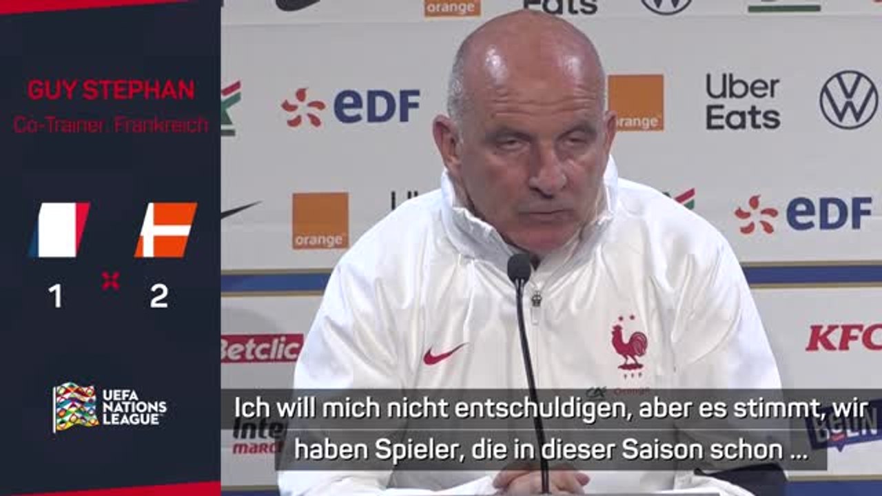 Stephan zu Frankreich-Pleite: 'Müssen frisch sein'