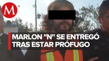 Marlon 'N' llega a audiencia inicial en sala de juicios orales de Veracruz