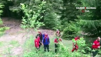 Rize’de dereye düşen Arap turisti arama çalışmaları devam ediyor