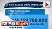 Resulta ng mga anti-illegal drug operations ng awtoridad sa loob ng tatlong araw