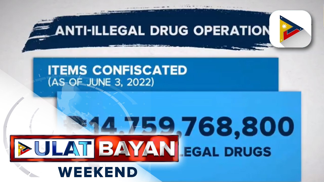 Resulta ng mga anti-illegal drug operations ng awtoridad sa loob ng tatlong araw