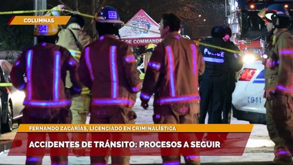 Accidentes de tránsito: procesos a seguir