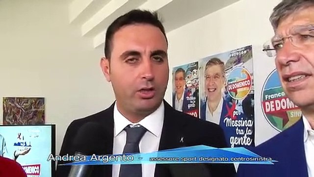 Andrea Argento, assessore designato allo sport e politiche giovanili del centrosinistra