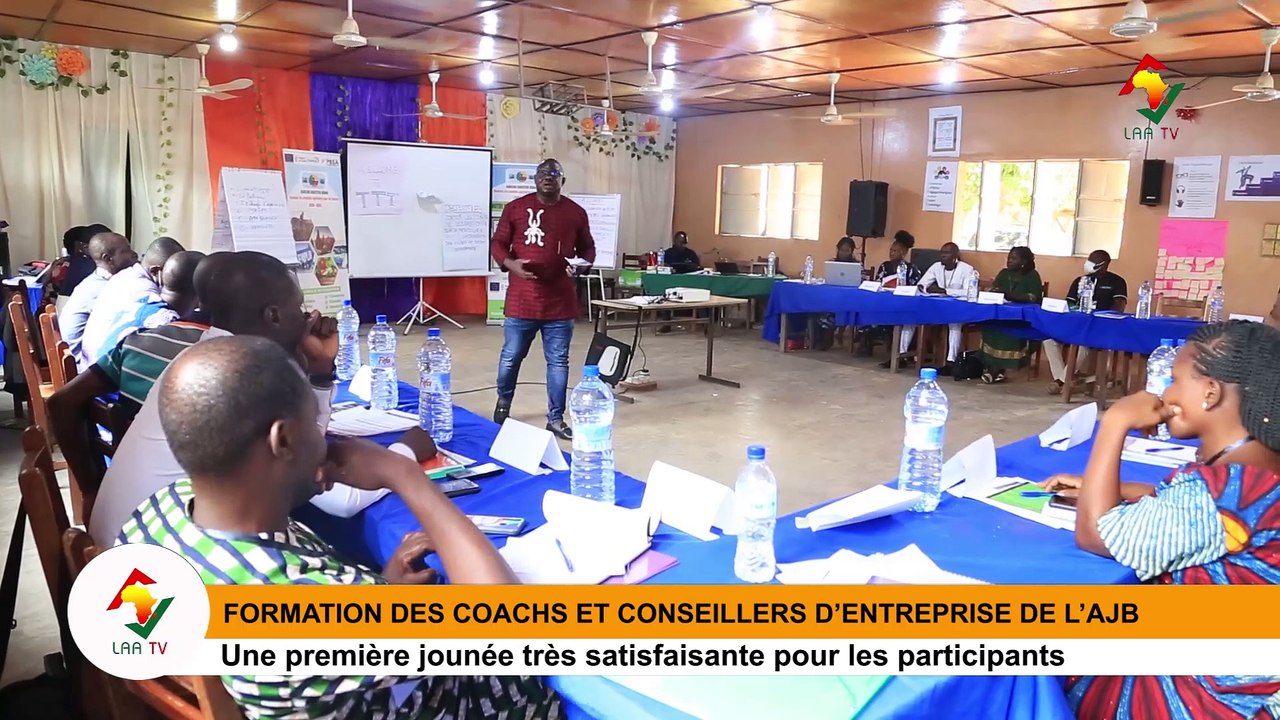 ATELIER DE FORMATION DES COACHS ET CONSEILLERS D'ENTREPRISE DE L'AJB À PARAKOU