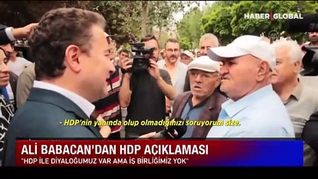 DEVA Partisi lideri Ali Babacan’dan HDP ve Cumhurbaşkanı adayı açıklaması