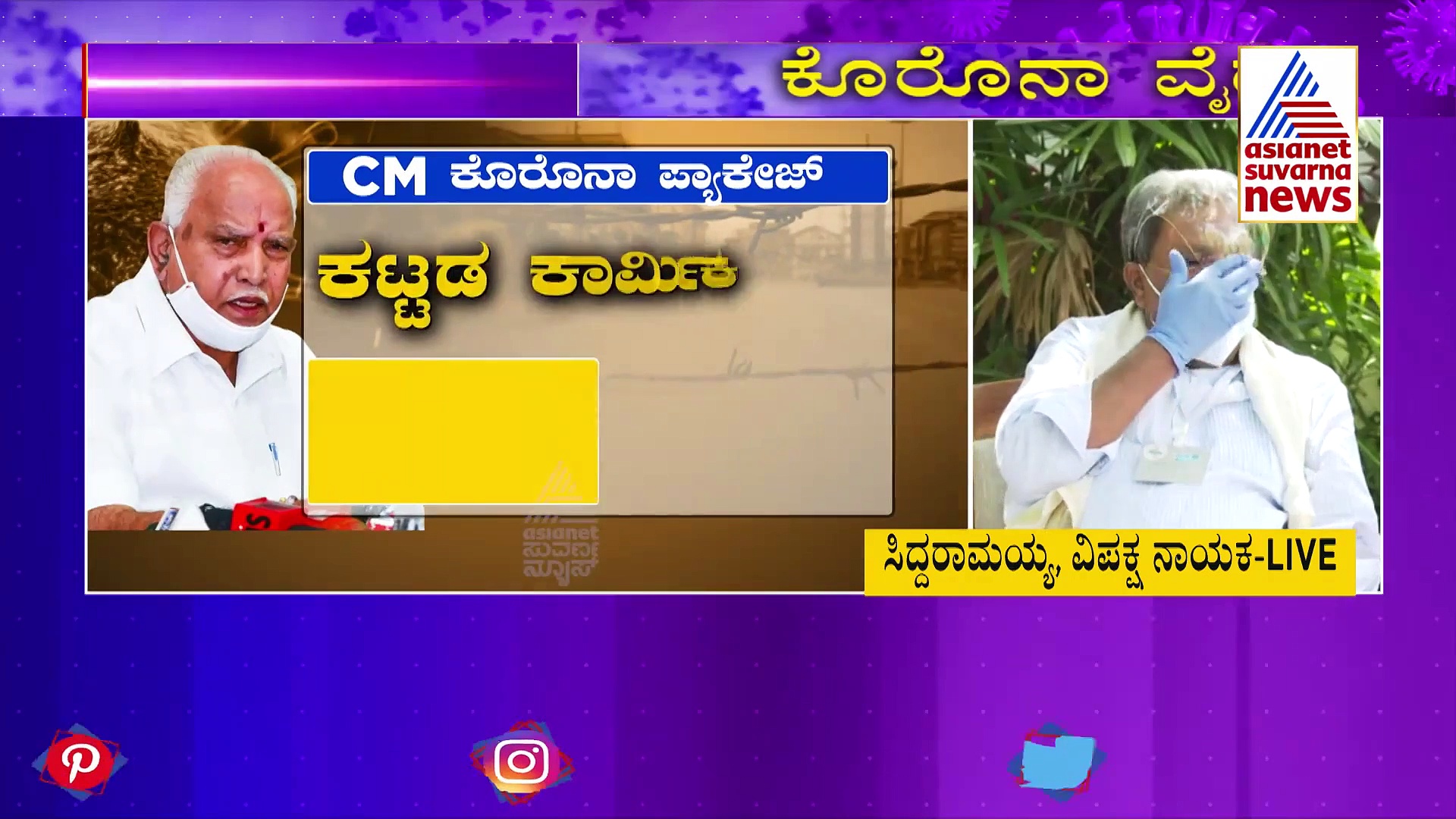 1250 ಕೋಟಿ ಆರ್ಥಿಕ ಪ್ಯಾಕೇಜ್ ಬಗ್ಗೆ ಸಿದ್ದರಾಮಯ್ಯ ಪ್ರತಿಕ್ರಿಯಿಸಿದ್ದು ಹೀಗೆ!