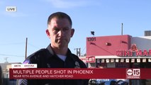 Nine people shot Saturday at Phoenix strip mall