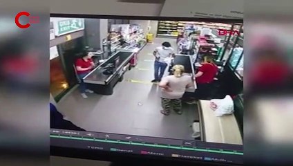 Zincir markette dehşet anları